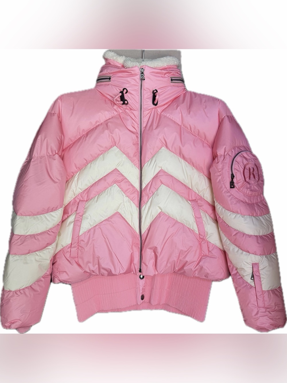 NWT Bogner Valea-D Pink Down Ski Jacket US 8 EU 38